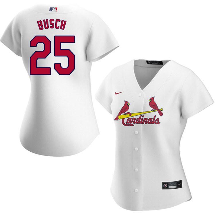 Nike Women #25 Gussie Busch St.Louis Cardinals Baseball Jerseys Sale-White